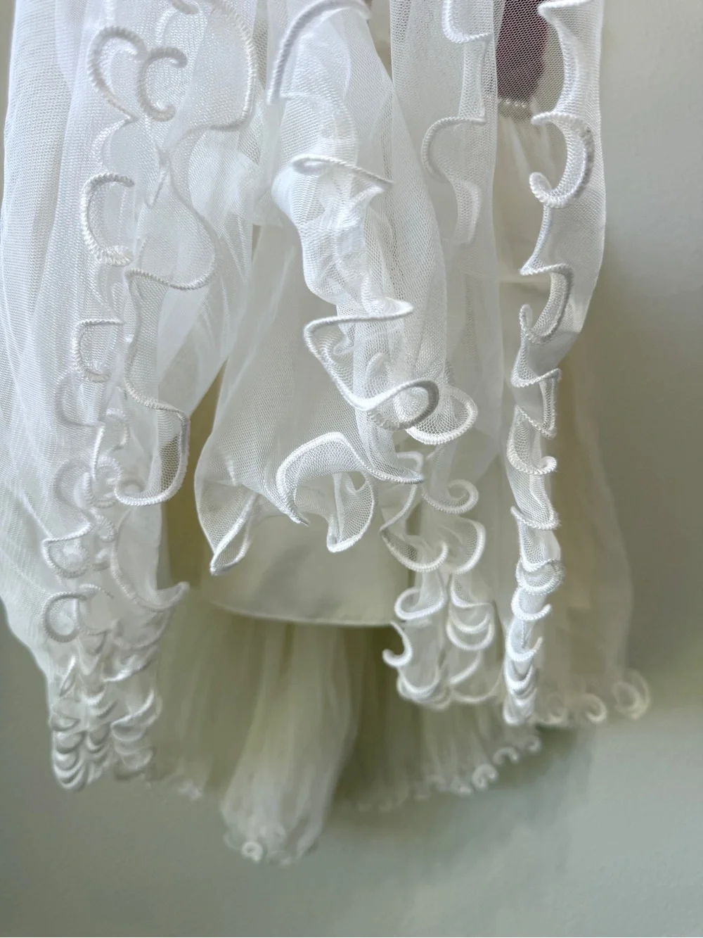 American Princess Burgundy Rosette Bodice Party Dress White Tulle Girls Size 12